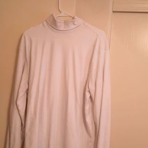 George's Full White Turtle Neck Shirt XL